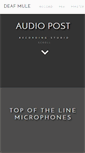 Mobile Screenshot of deafmule.com